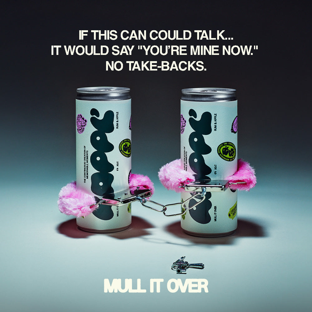 MULL IT OVER: RAPPL' - Rum, Apple, Lime.